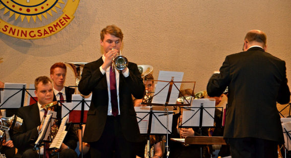 Åsenhöga Brass Band på Centrumkåren